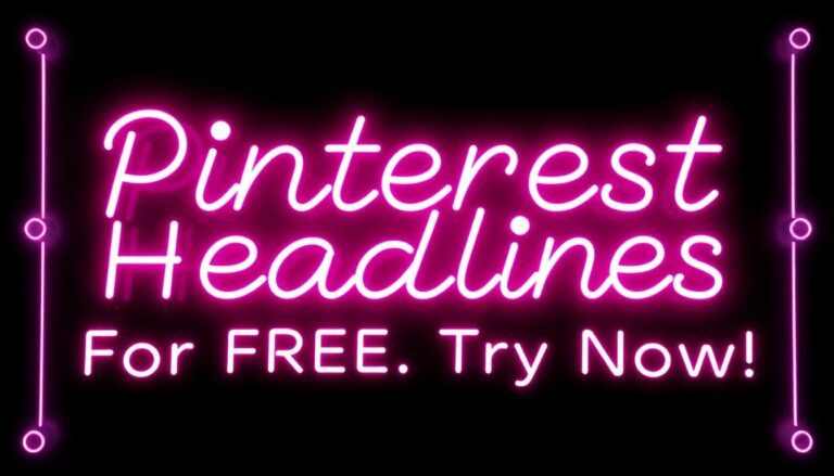 Pinterest Headline Generator (AI Tool)