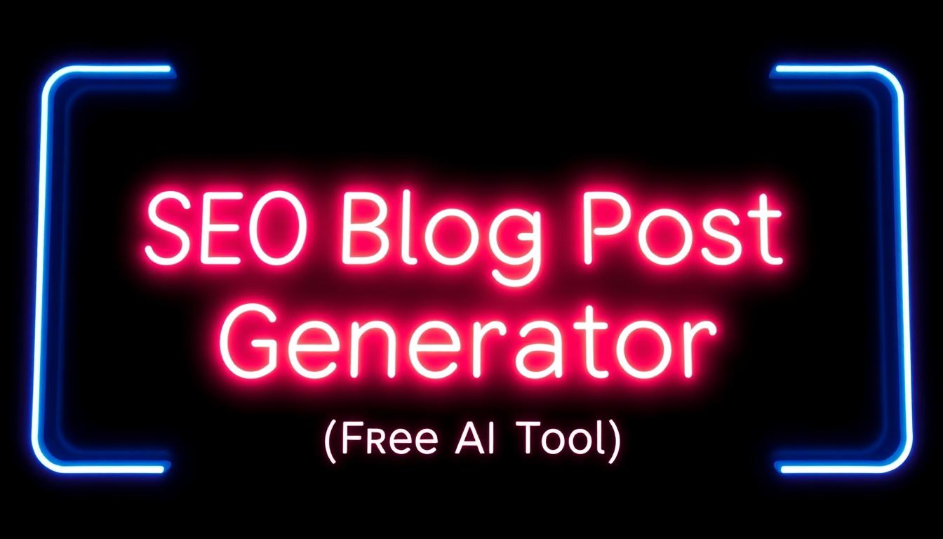 SEO Blog Post Generator (Free AI Tool)