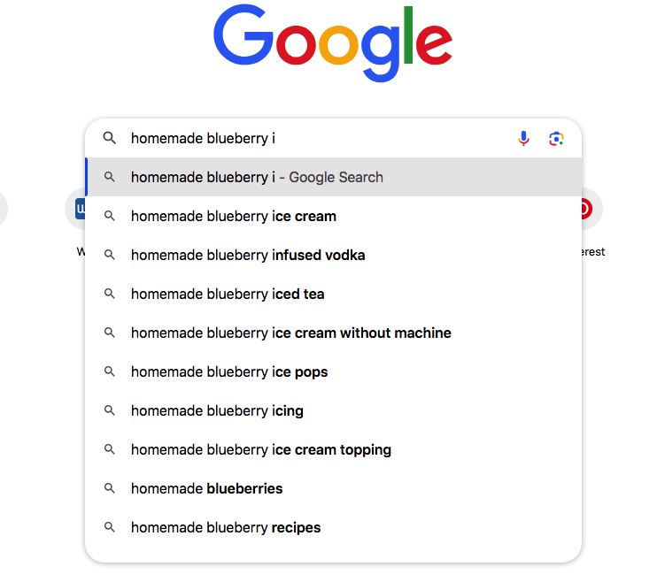 Google Search Intent