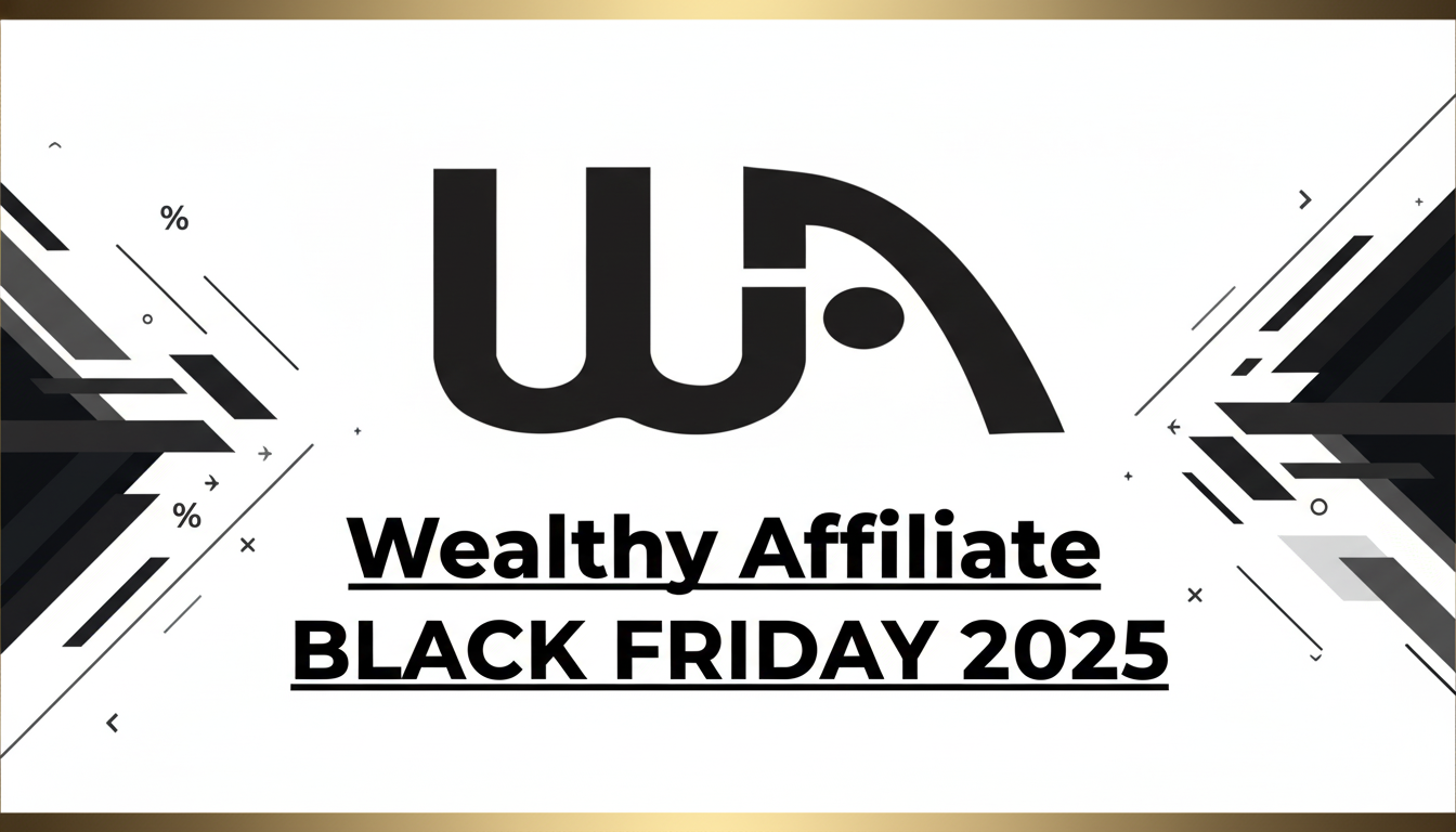 Wealthy Affiliate Black Friday 2025 banner for post